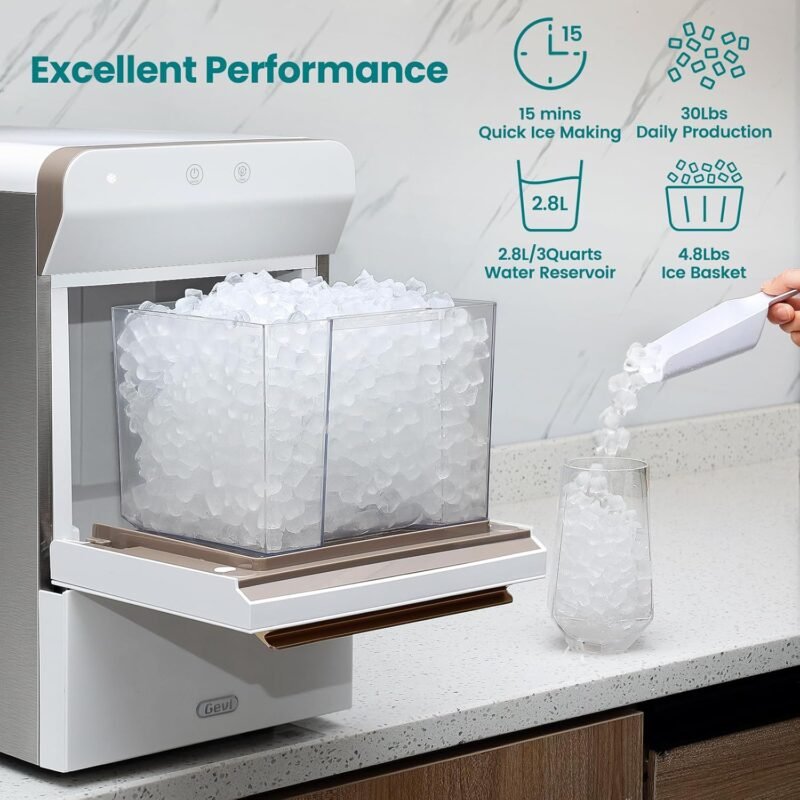 Household V2.0 Countertop Gemi Nugget Ice Maker - Image 2
